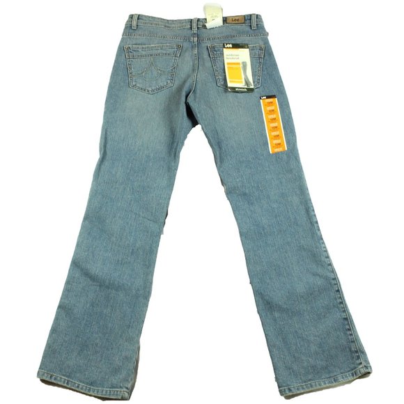 Ladies Lee Pants Jeans SIze 10m Midrise Bootcut - Picture 6 of 7